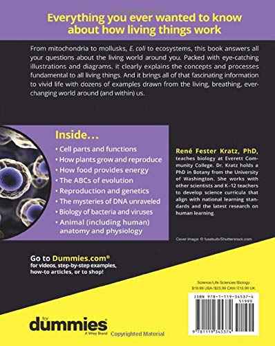 Biology For Dummies For Dummies Lifestyle Pricepulse