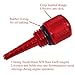 iFJF Magnetic Tip Dipstick Aluminum Red Generator Oil Dip Stick for Honda Inverter Generator EU20i EU10i EU1000 EU1000i EU2000EU2000i EU3000 EU3000i Handi GX110 GX120 GX140 GX160 GX180 Coleman 1850