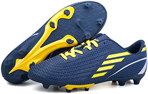 Back to School Boys Soccer Athletic Shoes Outdoor/Indoor Football Student Cleats Shoes (Toddler/Little Kid/Big Kid)