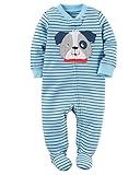 Carter's Baby Boys' Cotton Zip-Up Sleep & Play (6 Months, Blue Dog)