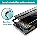 Klearlook Privacy Screen Protector Compatible with (i) Phone XS/X Full Coverage Case Friendly Anti Spy Protector [1 Front Tempered Glass+1 Back Fiber Film] with Easy Install Tool for (i) Phone XS/X
