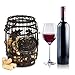 Alayna Cork Holder, Barrel For Wine Cork Collection, 8.5 inch, Metal, Vintage, Classy, Bronze Design