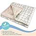 JOIE BEAN Fleece Baby Blanket | Soft and Fuzzy Minky for Infant, Newborn | Warm Crib With Teddy Bear Pattern | for Baby Boy, Girl, Unisex (Beige)
