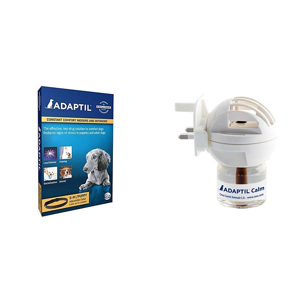 ADAPTILCalm On-the-Go Collar for Small Dogs with Home Diffuser