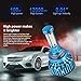 Mdatt 9005 HB3 H10 LED Headlight Bulbs - 100W 12000LM 6000K -360 Degree Adjustable 4 Side - High/Low Beam Fog Light Bulb Conversion Kit - IP68 -Silent Fan