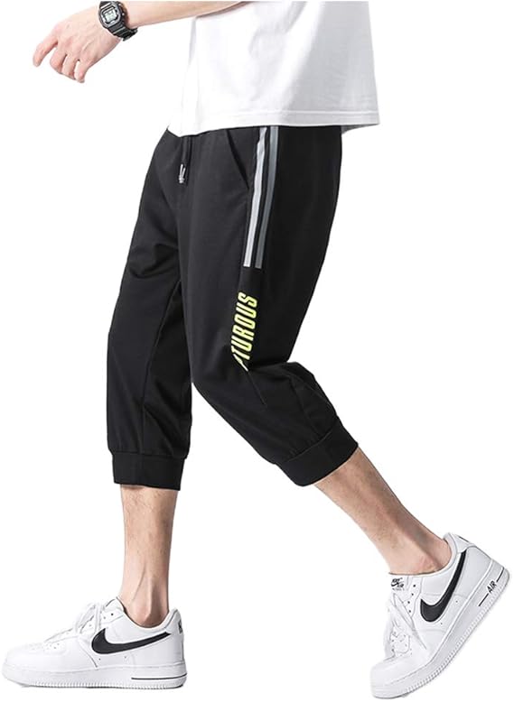 Amazon Foxseon パンツ ハーフパンツ ショートパンツ 七分丈 メンズ 調整紐 快適 ゆったり カジュアル スポーツ トレーニング 作業 夏 ショートパンツ 通販