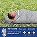 SONGMICS Sleeping Bag Lightweight for 3-4 Seasons (Gray)