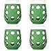 Lifefactory 17-Ounce BPA-Free Indoor/Outdoor Wine Glass with Protective Silicone Sleeve, 4-Pack, Grass Green