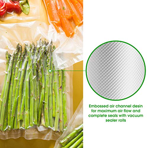 3 Vacuum+Sealer+Rolls+Food+Storage+Bags+Food+Saver