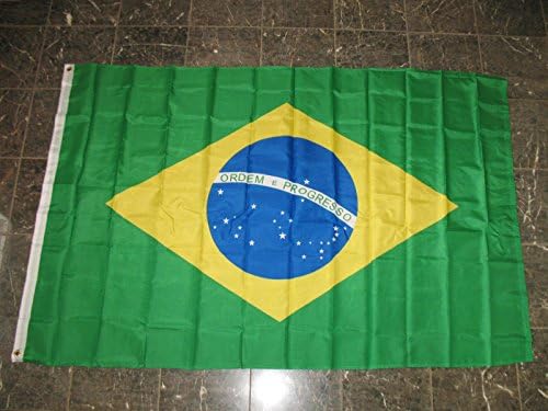 4x6 Brazil Flag 4'x6' ft Brazilian banner grommets
