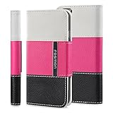 Fosmon CADDY-TRI Leather Wallet Flip Case for iPhone 6 (4.7