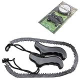 ferromanganese/Portable Pocket Chainsaw for Camping Hiking Gardening and Outdoor Survival