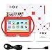 Xgody T702 7 Inch HD Kids Tablet PC Quad Core Android 8.1 1GB RAM 16GB ROM Touch Screen with WiFi Pre-Loaded 3D Game Dual Camera Red