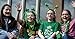 Moon Boat 18PCS St. Patrick's Day Shamrock Necklace Clover Green Bead Party Favors Irish Beer Decorations Supplies