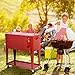 Giantex 80-Quart Cooler Beer Cart Outdoor Entertaining Rolling Party Steel Bar Bistrothumb 1
