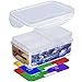 Util Bento Lunch Box - Bonus Meal Prep Portion Control Guides (38 oz, White)