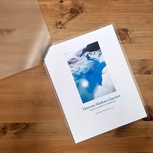 DocIt Flip n' Clip Report Cover with Swing Clip, Works with Portrait or Landscape Presentations, Holds 25 Sheets, Frosted (00721) - Thumbnail 2