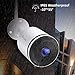 Ctronics WiFi Camera Outdoor, 1080P Wireless Security IP Camera with 110°Wide View, Two-Way Audio, Instant Notification of Motion Detection, 98ft Night Vision, White