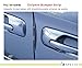 Hypersonic 2 Pcs Set Black Car Door Edge Guard Bumper Protector Molding Trim