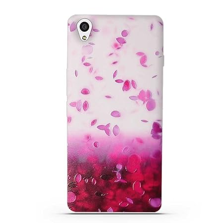 OnePlus X Hülle, Fubaoda 3D Erleichterung Schöne Blume Muster TPU Case Schutzhülle Silikon Case für OnePlus X (1+X)