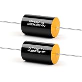 Cermant 2PCS 6.8UF 250V Polypropylene Capacitor for Car Tweeter Crossover | Audio speaker frequency divider, non-polarity, film capacitor, car audio crossover use
