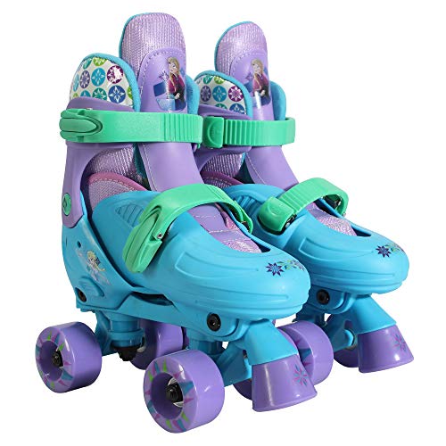 PlayWheels Disney Frozen Classic Quad Roller Skates, Junior Size 1-4 - Thumbnail 2