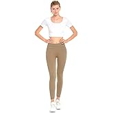 MOPAS Leggings - Women's Fleece Lined Solid Color Full Length Winter Leggings Free Size