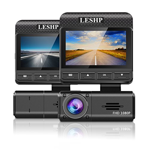 LESHP 2.45â€ Dash Cam,FHD 1080P HD Car Dashboard Camera DVR Video Recorder with Parking Monitor/G-Sensor/Super Night Vision 170Â° Viewing Angle