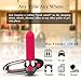 Bullet Vibrator Vagina Stimulator Vibration Massager-10 Modes Mini Silicone Clitoris Massager, Treediride Lipstick Vibrator USB Rechargeable Waterproof G-spot Dildo Vibrator Adult Sex Toys for Womenthumb 4