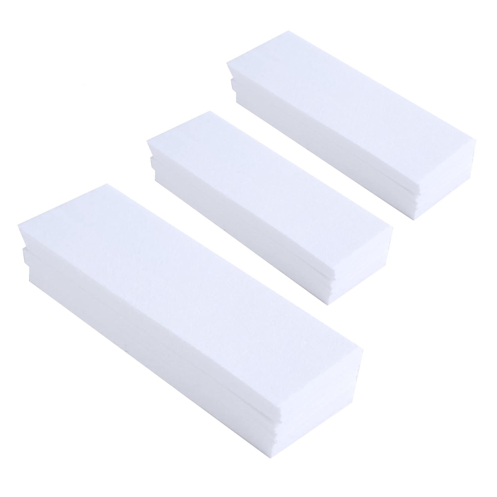 Mibly 200 Pcs Wax Strips for Hair Removal - Waxing strips for Face, Arms, Legs, Armpit, Bikini Area - Spa and Home Usage