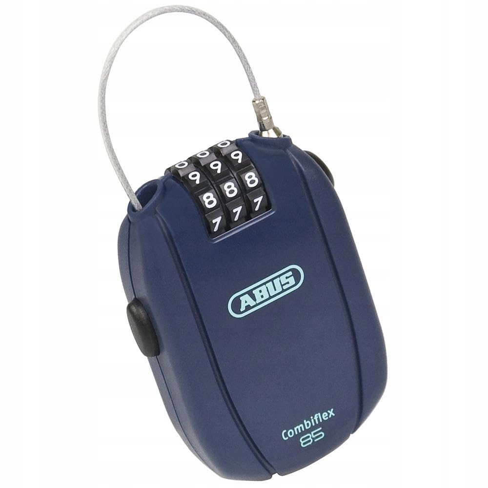 ABUS Combiflex cable lock - lock for securing skis, helmets, pushchairs and luggage - various lengths and strengths