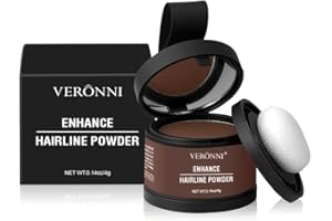 QITELL Hairline Shadow Powder 2024 New Upgraded Hairline Shadow Powder, Enhance Hairline Powder, Hair Roots Finishing Powder for Men and Women (Medium Brown, 1PC)