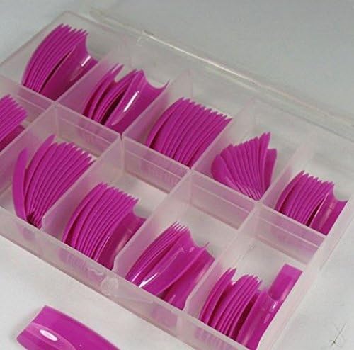 1Box Artificial Nail Tip Natural Color Full Cover False Acrylic Nail Art Tips