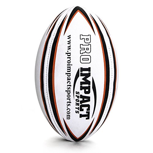 Pro Impact Training Rugby Ball Professional Grade Ball Ideal Toss & Kick Practice for Youth
