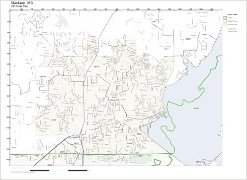 Madison Ms Zip Code Map Zip Code Wall Map Of Madison, Ms Zip Code Map Laminated: Amazon.com: Office  Products