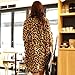Vechell Women's Sexy Leopard Chiffon Batwing Sleeve Cardigan Tops