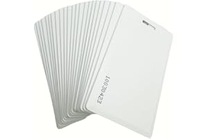 MktStleat 10 Pack Proximity Cards 26 Bit Proximity Clamshell Weigand Prox Swipe Cards Compatable with ISOProx 1386 1326 H10301 Format Readers and Systems. for Commercial Access