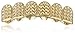 18K Gold Plated Brass Crystal 6-Tooth Grillz