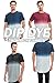 Men's Hipster Hip Hop Skater Dip Dye Speckle Print eLong Loneline Tshirts