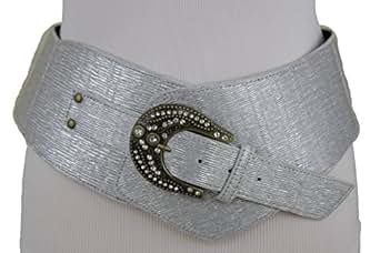 extra wide western leather silver belt belts