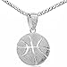 LIYALI Boy Basketball Necklace Basketball Pendant Necklace Stainless Steel Necklace Sports Necklace