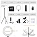 Inkeltech Ring Light - 18 inch 2700K-5600K Dimmable Bi-Color Light Ring, 60W LED Ring Light with Stand, Lighting Kit for Vlog, Selfie, Makeup, YouTube, Camera, Phone - LCD Screen & Remote Control