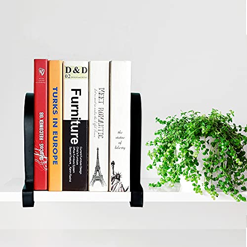 Bookends for Shelves HeavyDuty Clamped Book Ends Book Shelf Holders