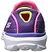 Skechers Kids Go Walk 3 Slip On (Little Kid/Big Kid), Purple/Neon Pink, 12 M US Little Kid