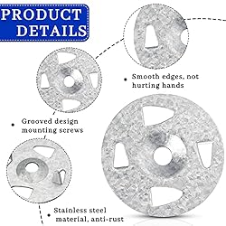Washers for Installation of Foam Board Panels 1-1/4