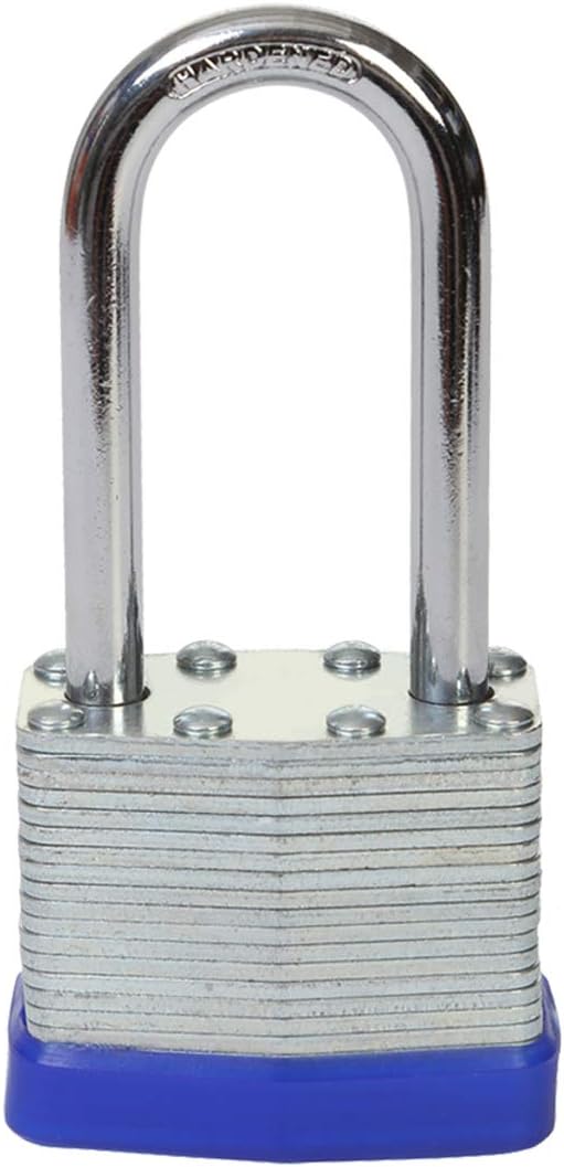 SEPOX® 2Pack Heavy Duty Padlock Keyed Alike, 40MM Laminated Steel Lock Body, 60MM Extra Long Shackle - Image 5