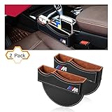 S-WEKA M Line Seat Gap Filler,Car Seat Storage Box for BMW 2Pack (Black)...
