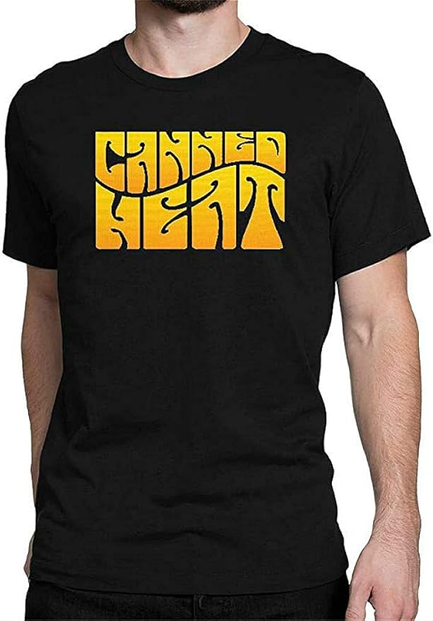 Canned Heat Tshirt décontracté avec logo pour homme Noir Amazon.fr Vêtements et accessoires