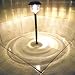 Sogrand Solar Lights Outdoor Pathway Light Decorative Garden Stake Decorations Waterproof Bright 15 Lumen Warm Soft White LED Landscape Driveway Markers Lamp for Walkway Outside Yard 6Pack