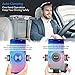 Qi Wireless Charger Car Mount - Corehan Automatic Clamping Car Fast Wireless Charger with Air Vent Phone Holder Dashboard Cell Phone Holder & Car Charger, Compatible with iPhone Galaxy Phone